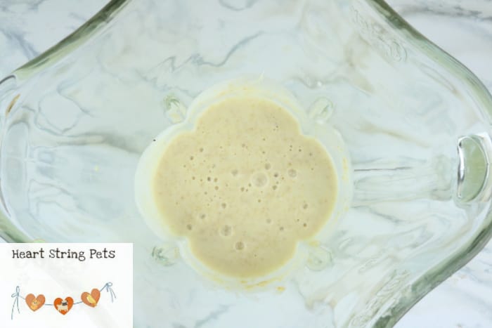 View of Banana Yogurt Dog Treats (Frozen Treats)